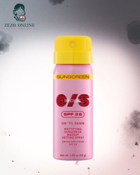 one size spf 28 sunscreen makeup setting spray 30 g