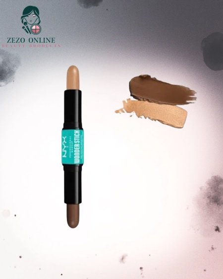 nyx wonder stick dual ended face shaping stick medium tan    